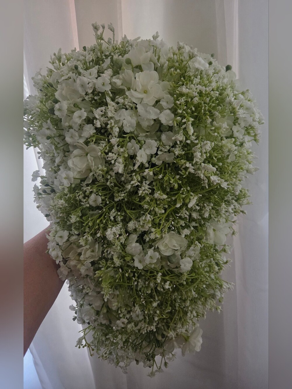 Artificial Bridal Bouquet & Boutonniere